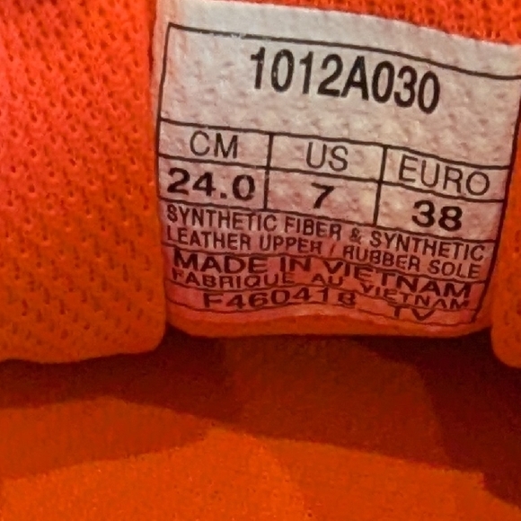 Asics Women's Gray and Orange Running Shoes - Picture 4 of 4